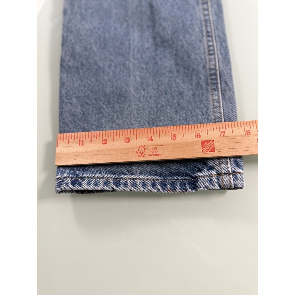 Lauren  Ralph Lauren Women's 12 100% Cotton  Straight Fit Blue Jeans MomCore - Picture 12 of 13